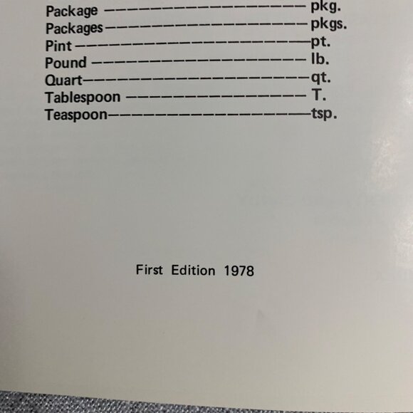 Vintage June Fete Cookbook First Edition 1978 Spiral-Bound Abington Mem Hospital - Picture 3 of 10